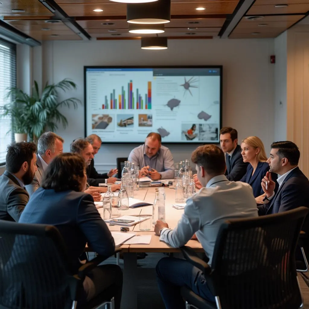 Equipo de ArgenFin en reunión estratégica